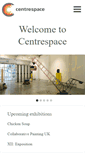 Mobile Screenshot of centrespacegallery.com
